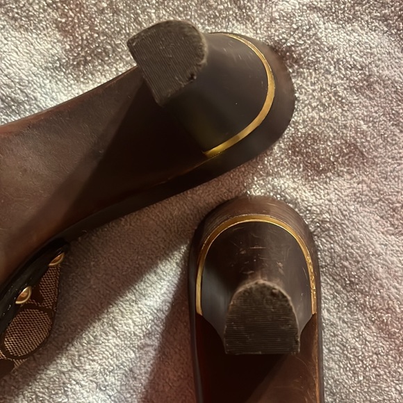 Vintage Coach mule sandals size 8 - Picture 5 of 5